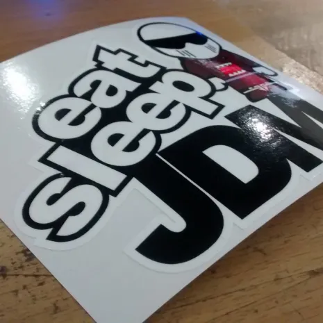 JDM Style Sticker ESR domo  ESR domo 10x8cm 8rb