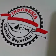 JDM Style Sticker cinta indonesia 