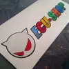 JDM Style Sticker ecu shop warna 