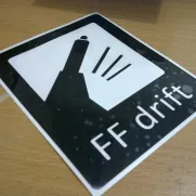 JDM Style Sticker ff drift 
