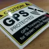 JDM Style Sticker GPS protected 