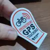 Biker Decal gps bike round