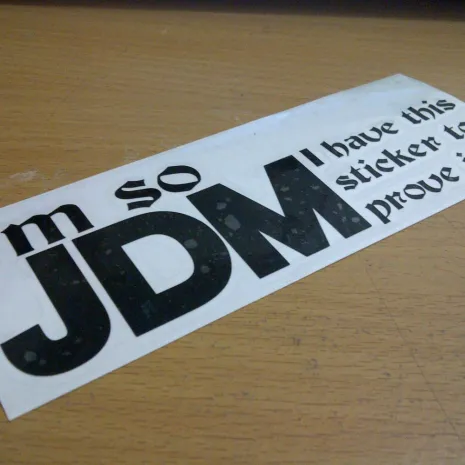 JDM Style Sticker i