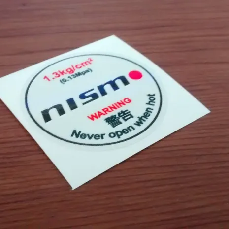 JDM Style Sticker radiator cap NISMO img 20150724 134644476