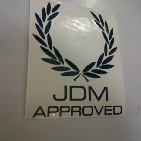JDM Style Sticker jdm approved perry  jdm approved perry 10x8 5cm