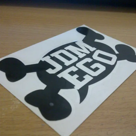 JDM Style Sticker jdm ego  jdm ego 10x6cm 7rb
