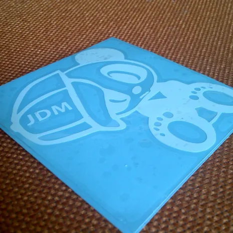 JDM Style Sticker jdm panda  jdm panda 10x10cm 8rb