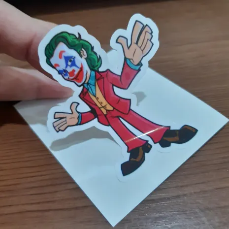 JDM Style Sticker joker hand  joker hand 8x6 5cm
