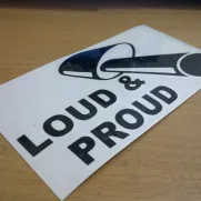 JDM Style Sticker loud and proud 
