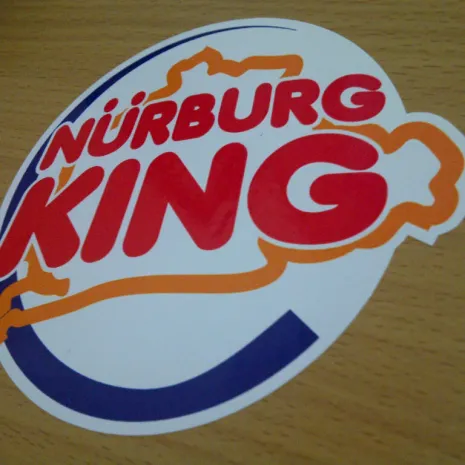 JDM Style Sticker nurburg king  nurburg king 10x9