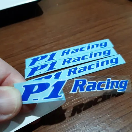JDM Style Sticker P1 racing p1 racing 8x1