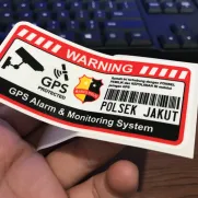 JDM Style Sticker properti GPS 