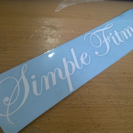 JDM Style Sticker simple fitment  simple fitment 20x4cm