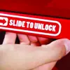 JDM Style Sticker slide to unlock 