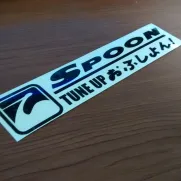 JDM Style Sticker spoon tune kanji 