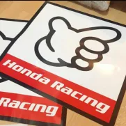 JDM Style Sticker sticker pintu honda racing