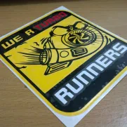 JDM Style Sticker turbo runners 