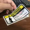 JDM Style Sticker warning vibration