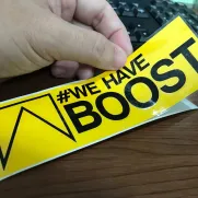 JDM Style Sticker we have boost