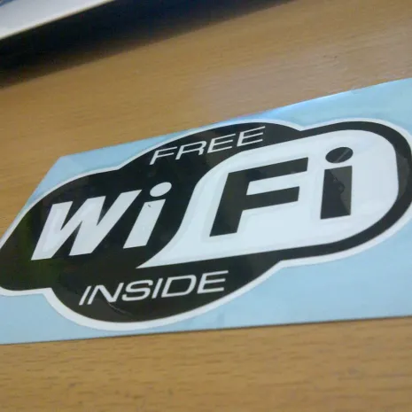 JDM Style Sticker wifi inside  wifi inside 10x7cm 7rb