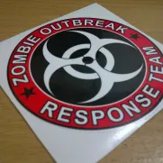 JDM Style Sticker zombie outbreak 